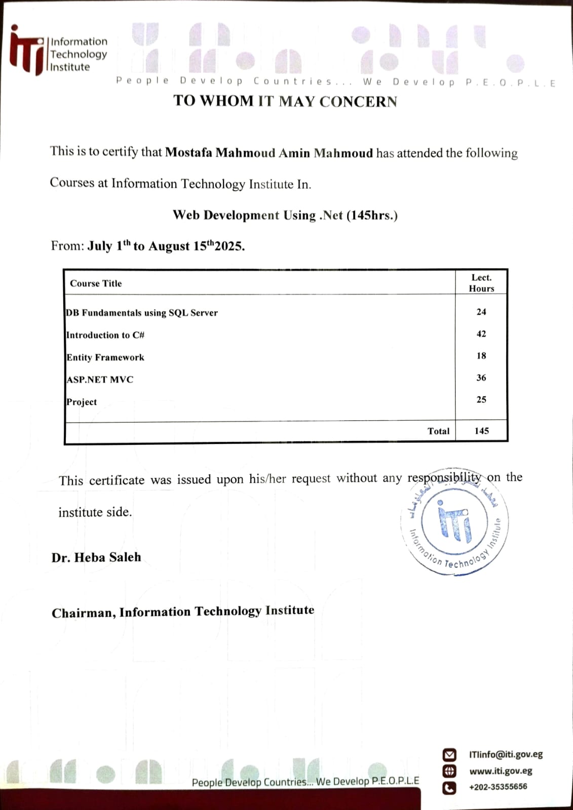 Web Development Using .NET